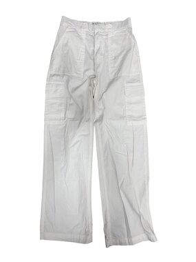 refuge White Cargo Pants with Utility Pockets